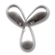 Gotas nacaradas 6x10 mm Grey x20