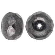 Donuts 8.5X6 mm Hematites Azabache x25