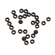 Chafas de latón para busetería 2,5mm para hacer joyas y bisutería Cobrizo x100