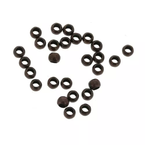 Chafas de latón para busetería 2,5mm para hacer joyas y bisutería Cobrizo x100