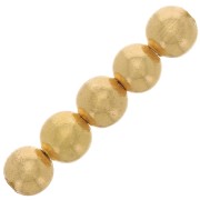 Cuentas redondas lisas de latón 2 mm - Dorado con oro fino x200|raw }}