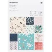 Bloc de papel Hot Foil Paper Poetry 21x29 cm Jardin Japones x30 hojas