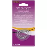 Surtido de cortadores para modelado y arcilla polimérica - Ovalado irregular x3