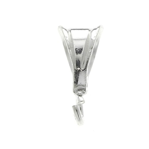 Enganche para colgante - De Fabricación Europea - 10 mm con anilla de Plata 925 x1