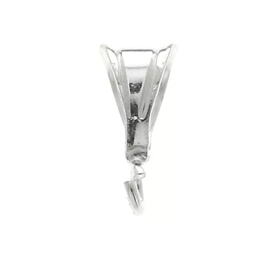 Enganche para colgante - De Fabricación Europea - 10 mm con anilla de Plata 925 x1