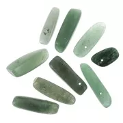 Cuentas gotas irregulares 12-22 mm Aventurine x10