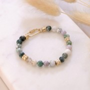 Cuentas redondas de  Piedras Preciosas Gemas  6 mm Tree Agate x15