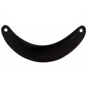 Entrepieza para collar cuerno étnico 89x18 mm Marrón x1