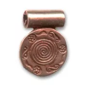 Colgante redondo 16 mm cobre x1