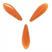 Dagas de vidrio 5x16 mm Naranja Moonlight x50
