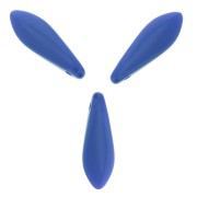 Dagas de vidrio 5x16 mm Opaque Sapphire x50