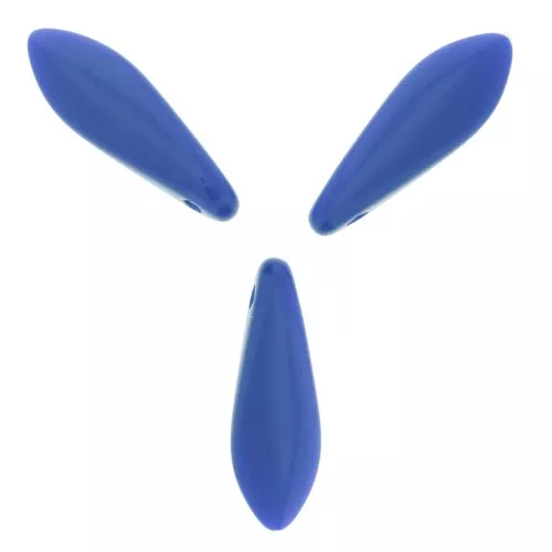 Dagas de vidrio 5x16 mm Opaque Sapphire x50