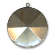 Engaste para pegar PureCrystal 1201 redondo 27 mm bronce 1 anilla|raw }}