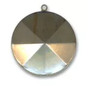 Engaste para pegar PureCrystal 1201 redondo 27 mm bronce 1 anilla