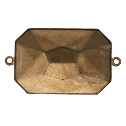 Engaste para pegar PureCrystal 4627 27x18,5 mm bronce 2 anillas