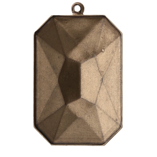 Engaste para pegar PureCrystal 4627 27x18,5 mm bronce 1 anilla