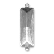 Engaste para pegar PureCrystal 4547 24x8 mm rodiado 2 anillas|raw }}