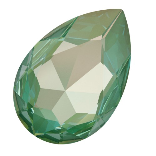 Cabuchón PureCrystal 4327 pera 30x20 mm Crystal Silky Sage Delite x1
