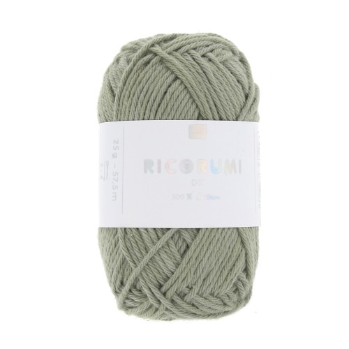 Algodón Ricorumi par Rico Design para Amigurumi Verde Marais 076 x 25g