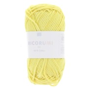 Algodón Ricorumi par Rico Design para Amigurumi Jaune Pastel 062 x 25g