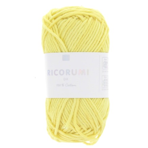 Algodón Ricorumi par Rico Design para Amigurumi Jaune Pastel 062 x 25g