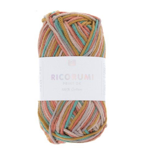 Algodón Ricorumi par Rico Design para Amigurumi Print Multicolore 004 x25g