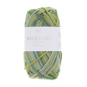 Algodón Ricorumi Print par Rico Design para Amigurumi Verde Mix 005 x25g|raw }}