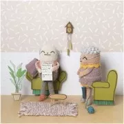 Algodón Ricorumi Print par Rico Design para Amigurumi Verde Mix 005 x25g