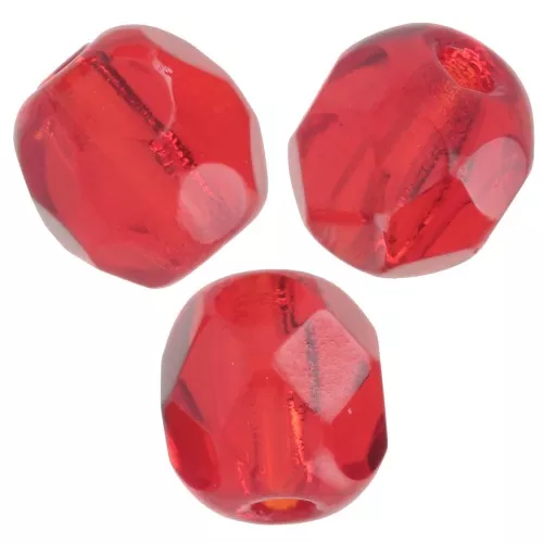 Facetadas 5 mm Light Siam x50