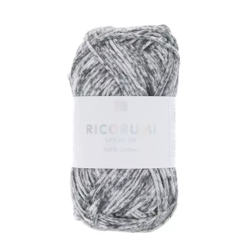 Algodón Ricorumi Spray de Rico Design para Amigurumi Gris 010 x25g