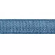 Cinta elástica Satén efecto brillante 10 mm - Azul Azur x 1m