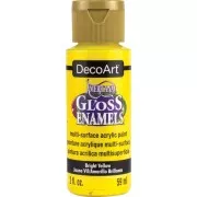 Pintura acrílico multi surface - DecoArt Americana Gloss - Amarillo Vif x59ml