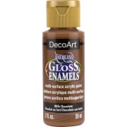 Pintura acrílico multi surface - DecoArt Americana Gloss - Milk Chocolatee x59ml|raw }}