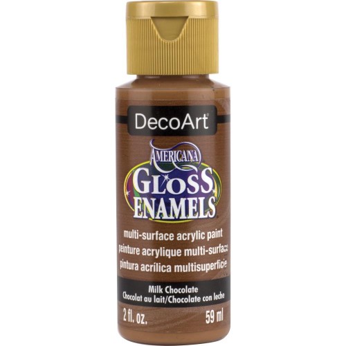 Pintura acrílico multi surface - DecoArt Americana Gloss - Milk Chocolatee x59ml