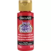 Pintura acrílico multi surface - DecoArt Americana Gloss - Rojo Franc x59ml