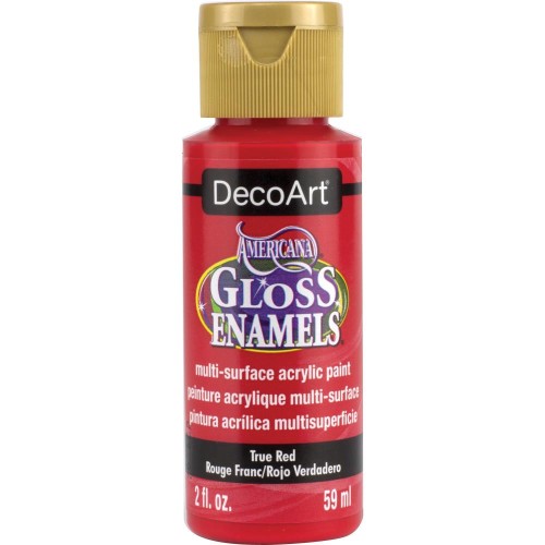 Pintura acrílico multi surface - DecoArt Americana Gloss - Rojo Franc x59ml