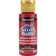 Pintura acrílico multi surface - DecoArt Americana Gloss - Rojo Toscan x59ml