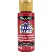 Pintura acrílico multi surface - DecoArt Americana Gloss - Rojo Toscan x59ml