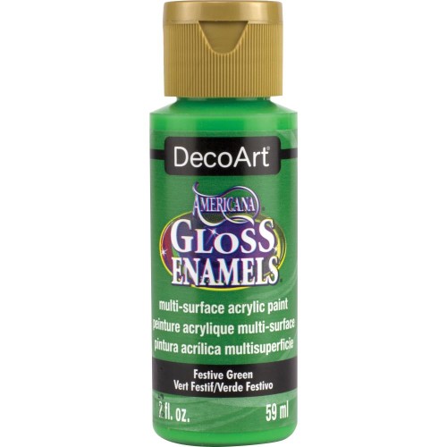 Pintura acrílico multi surface - DecoArt Americana Gloss - Verde Festif x59ml