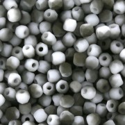 Verdadero 2 mm facetas Chalk White Valentinite Mat x50|raw }}