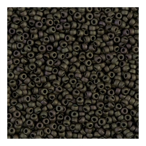 Rocalla Miyuki 11/0 2015 - Mat Metallic Dark Olive Iris