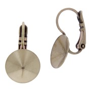 Ganchos cerrados soporte cabuchón 1122 Rivoli 10 mm bronze x2|raw }}