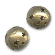 Bola filigrana estrella 18 mm bronce x1|raw }}