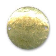 Separador disco 2 agujeros 40 mm dorado con oro fino x1|raw }}