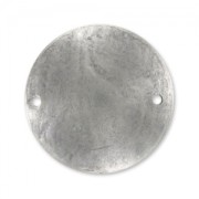 Separador disco 2 agujeros 25 mm plateado antiguo x1|raw }}