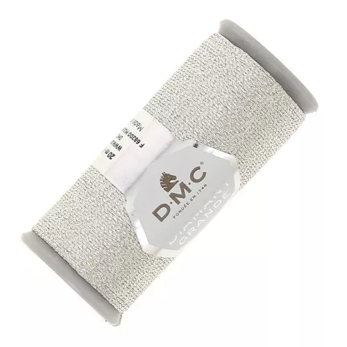Hilo para bordar DMC Diamante Grandé Plateado Claro (G168) x20m