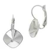 Ganchos pendientes base para cabujónes para pegar 4470 12 mm Rodiado x2