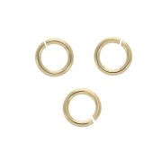 Anillas abiertas 3x0.5 mm de Gold filled x100