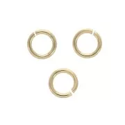 Anillas abiertas 3x0.5 mm de Gold filled x100