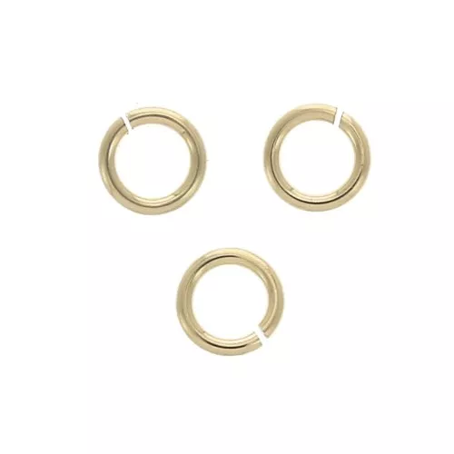 Anillas abiertas 3x0.5 mm de Gold filled x100